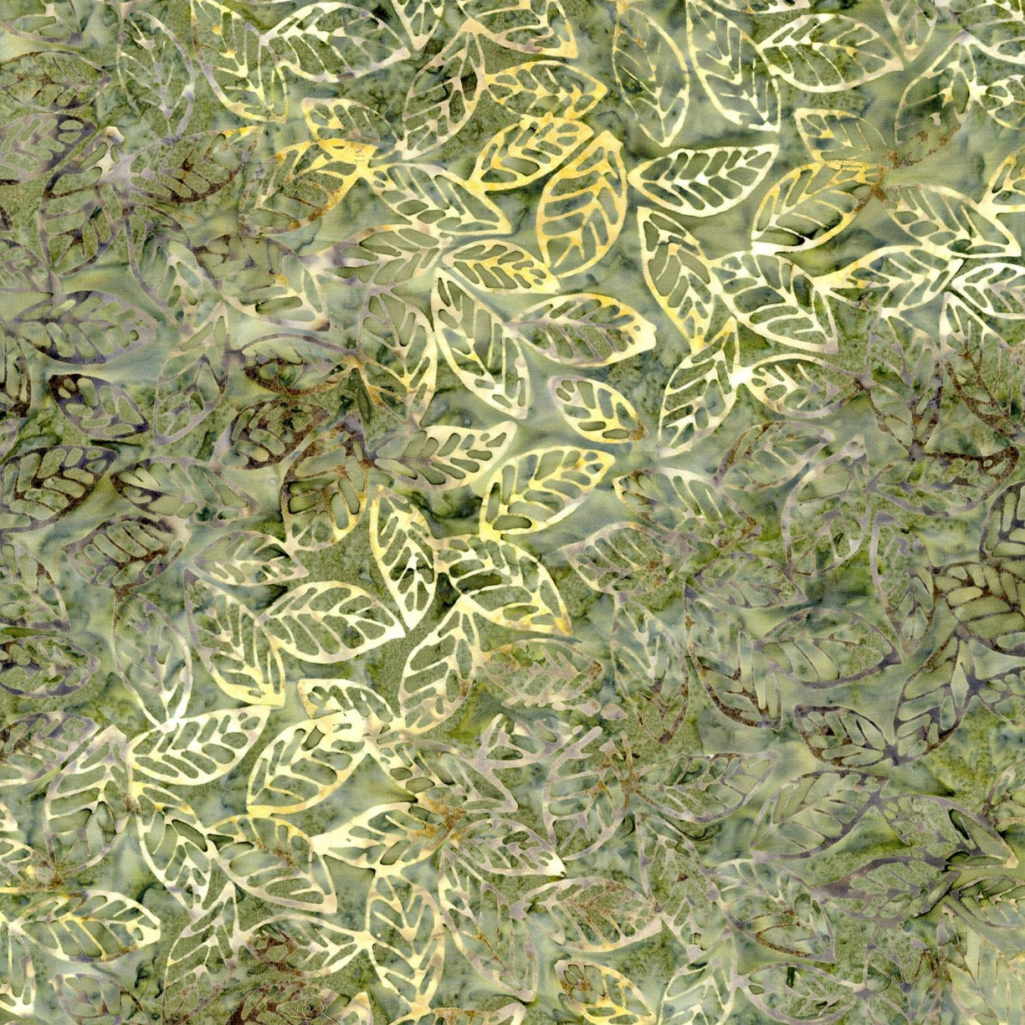 Batik - Fern Leaves # B3328-FERN