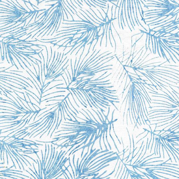Batik - Pine Needle - White/Blue - 12221870