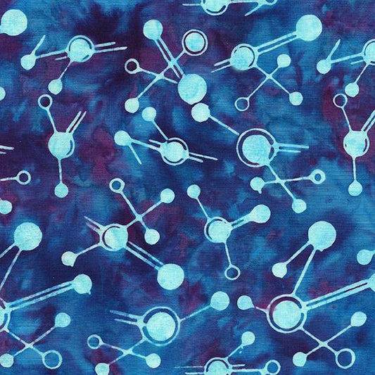 Batiks - Pins & Needles - Multi Blue Purple - 622304828