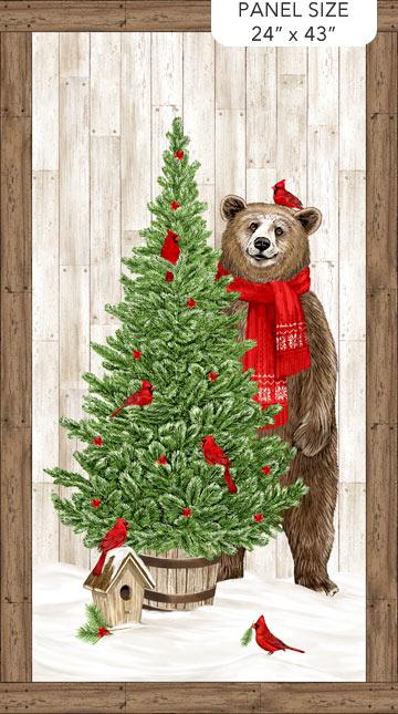 Beary Merry Christmas Panel - 27056-10