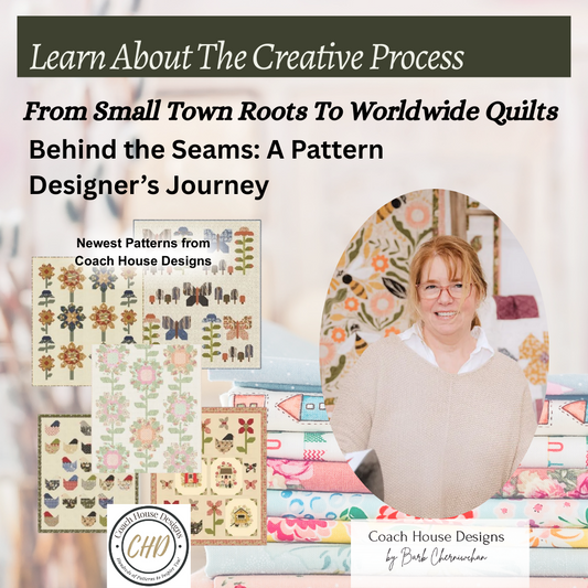 Behind the Seams: A Pattern Designer’s Journey With Barb Cherniwchan - Apr 27 @7pm