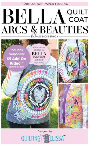 Bella Arcs and Beauties - FPP Expansion Pack (for Bella Quilted Coat) # QE102