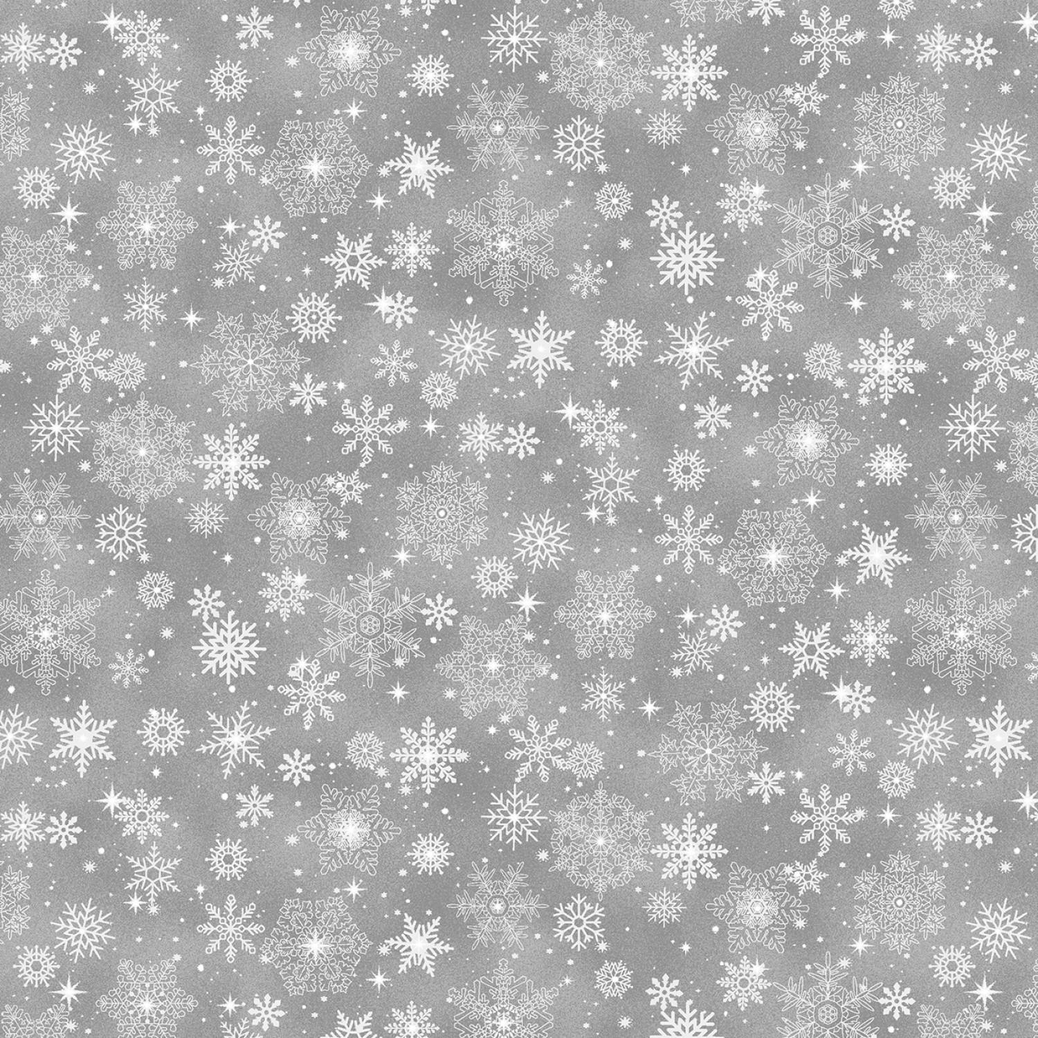 Bentley's Snowflakes - Small Snowflakes - R650949D-GREY