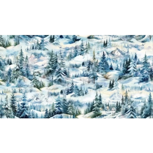 Beyond The Pines - Blue Spruce Multi Pine Tree Scenic  # 3688-76