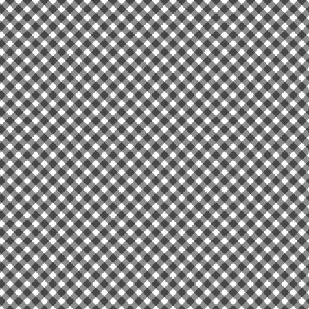 Bias Gingham Flannel - Black - F10691M-J