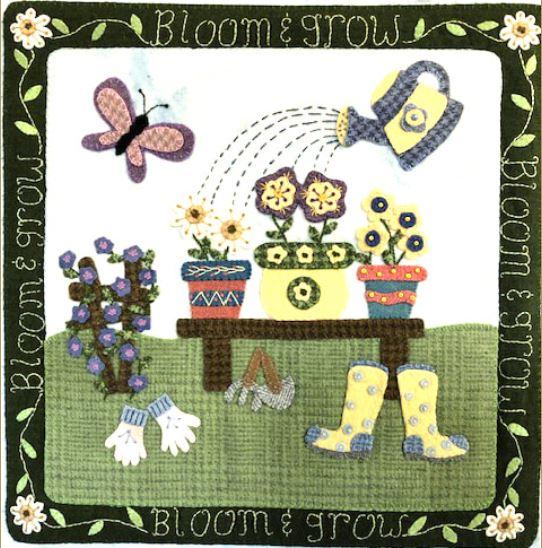 Bloom & Grow Wool Applique Pattern