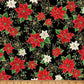 Blooming Holidays - Black/Gold - 27788-4