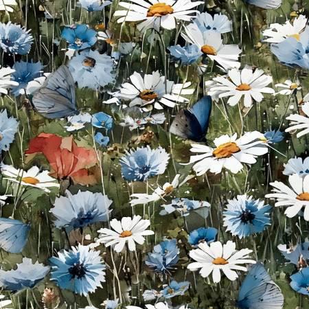 Blue Autumn - Green Meadow Whisper # 24589-GRN