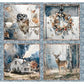 Blue Autumn - Multicolor Blue Autumn 36In Panel # 24592-PNL