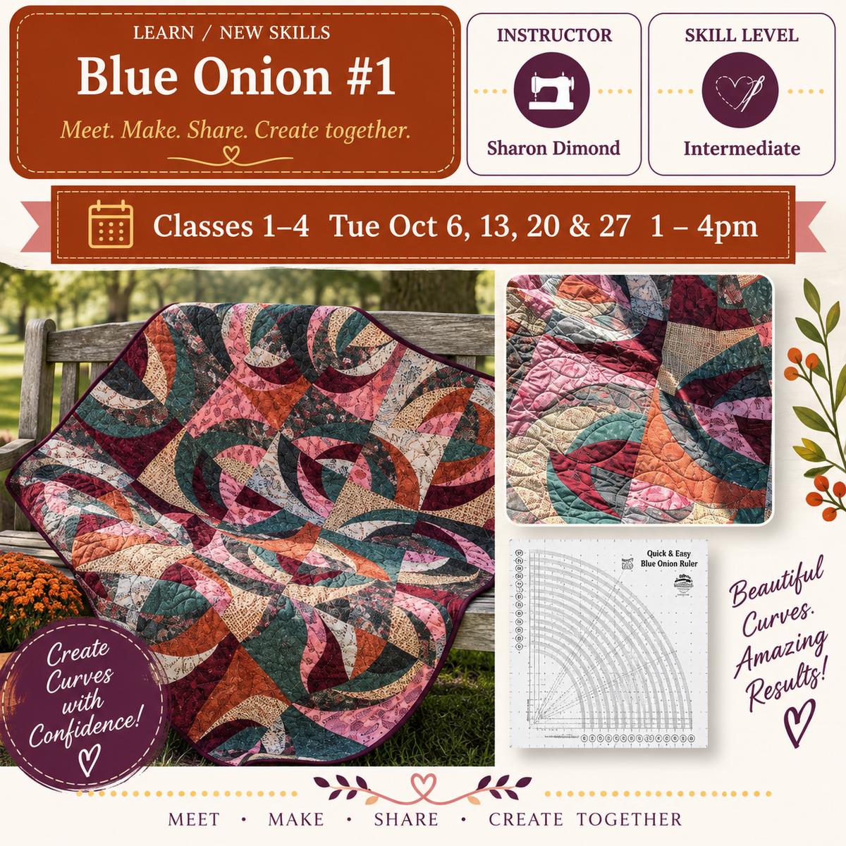 Blue Onion #1 - Starts Tue Oct 6 @1pm