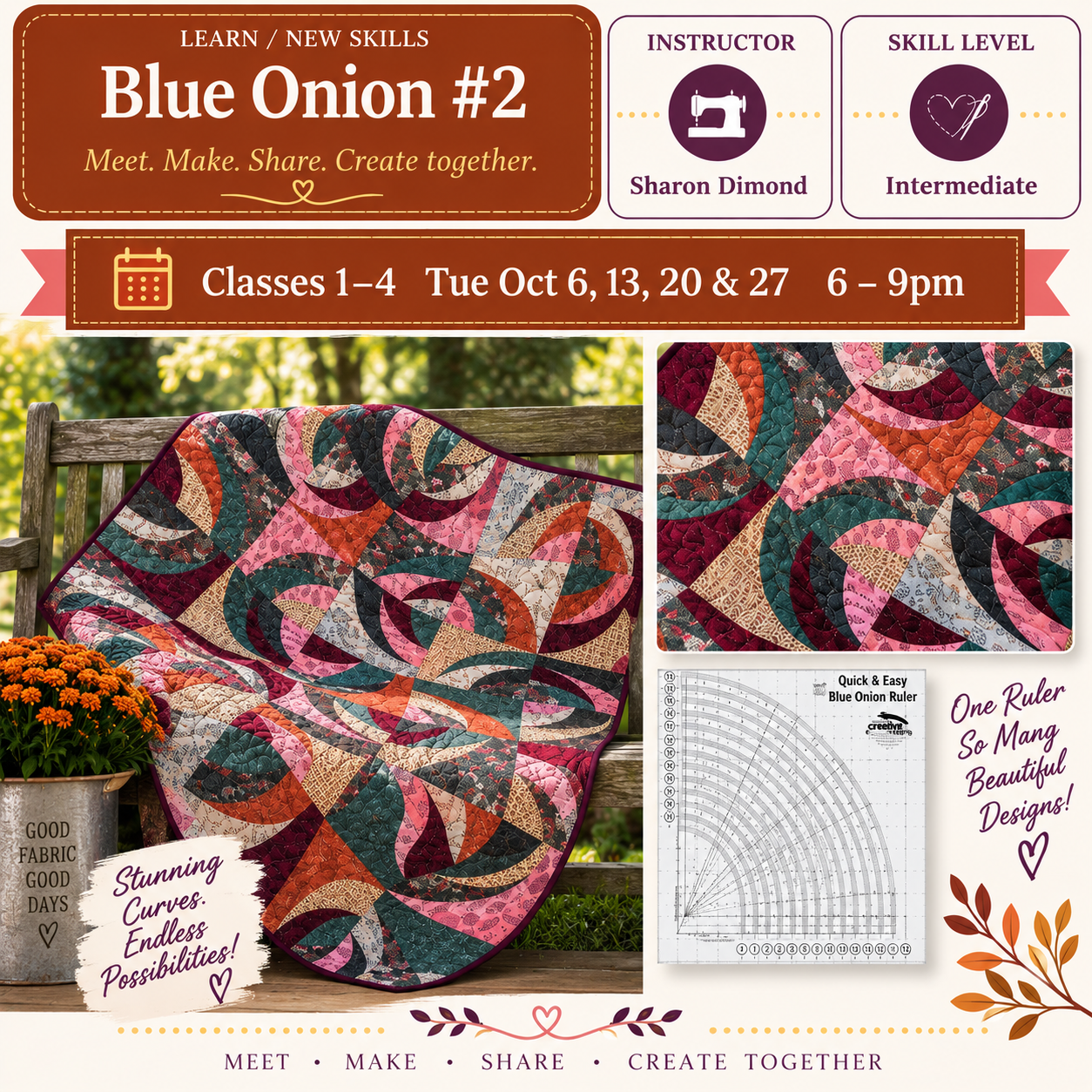 Blue Onion #2 - Starts Tue Oct 6 @6pm
