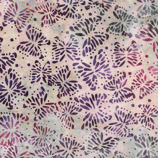 Butterfly Haven-Falling Leaves - Tossed Butterflies - Multi Pale Coral Teal - 712403891