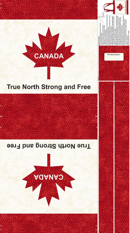 Canadian Classics 3  Canvas Bag - Red/White - C28775-11