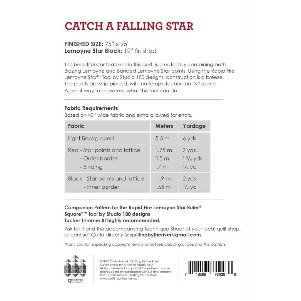 Catch A Falling Star - QBTR07