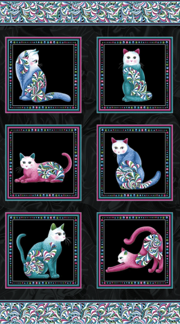 Cat's Meow - Panel - Black - 16944P-12