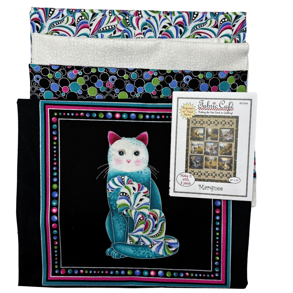 Cat's Meow Marque Lap Quilt Kit