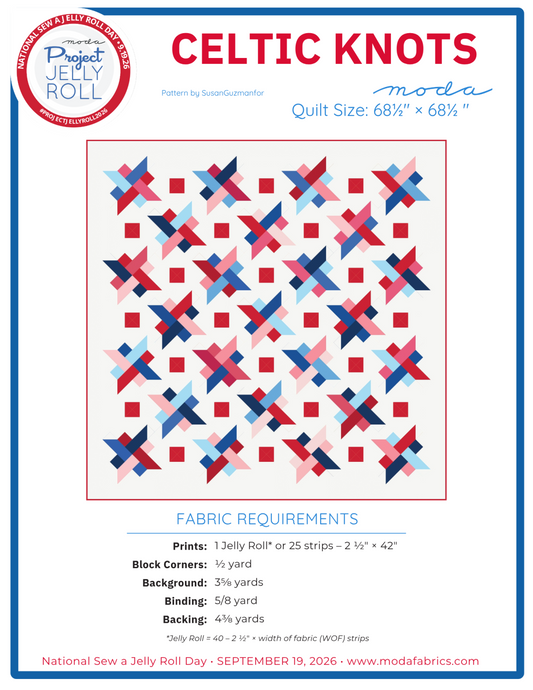 Celtic Knots Jelly Roll Pattern - Free Download