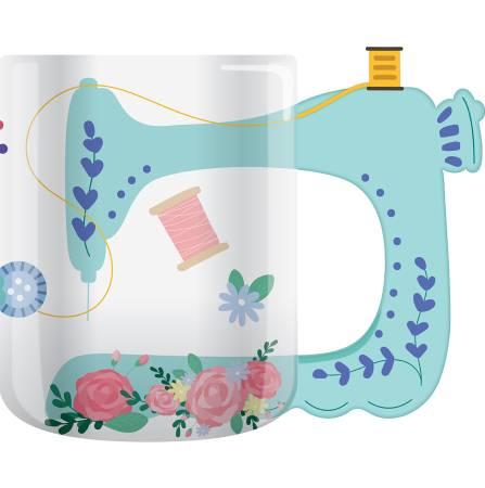 Ceramic Mug Sewing Machine # N4371-8