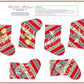 Christmas at Pooh Corner - Red/Green Christmas Stockings 36 x 44 Inch Panel # 9114PS-86