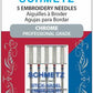 Chrome Embroidery Schmetz Needle 5 ct, Size 90/14 # 4020