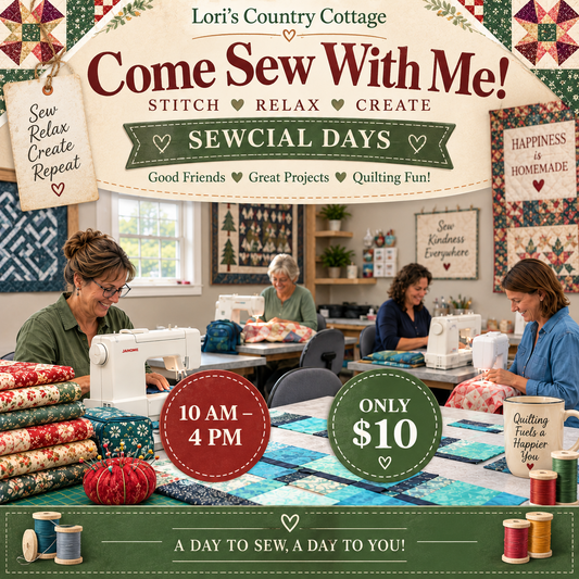 Come Sew With Me - A Sewcial Day - Dec 01 @10am
