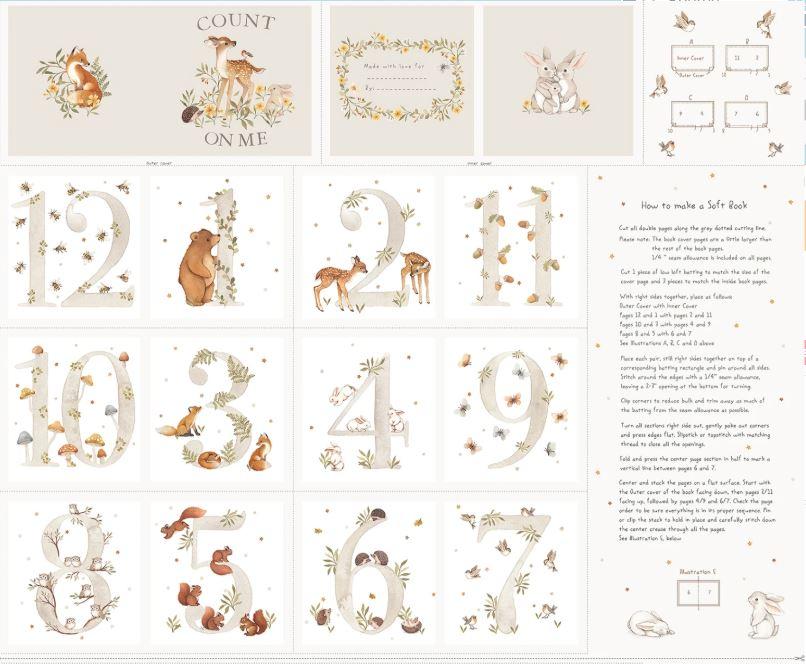 Count On Me Book Panel - DSDNS3311 WHT