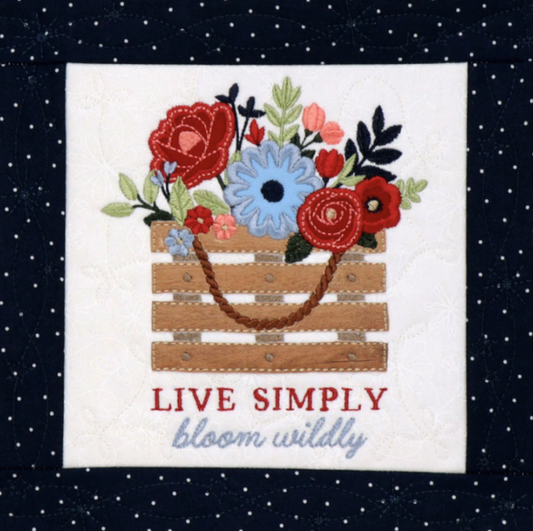 Country Blooms Pillow # KD5160 - Pre-Order