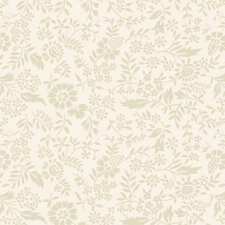 Cream & Sugar XII Tan Stylized Leaves & Vines - 8012S-44