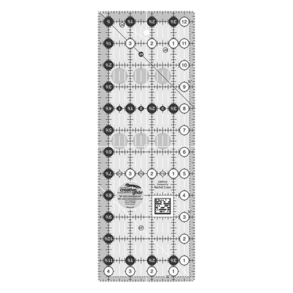 Creative Grid  4 1/2" x 12 1/2" Ruler - CGR412