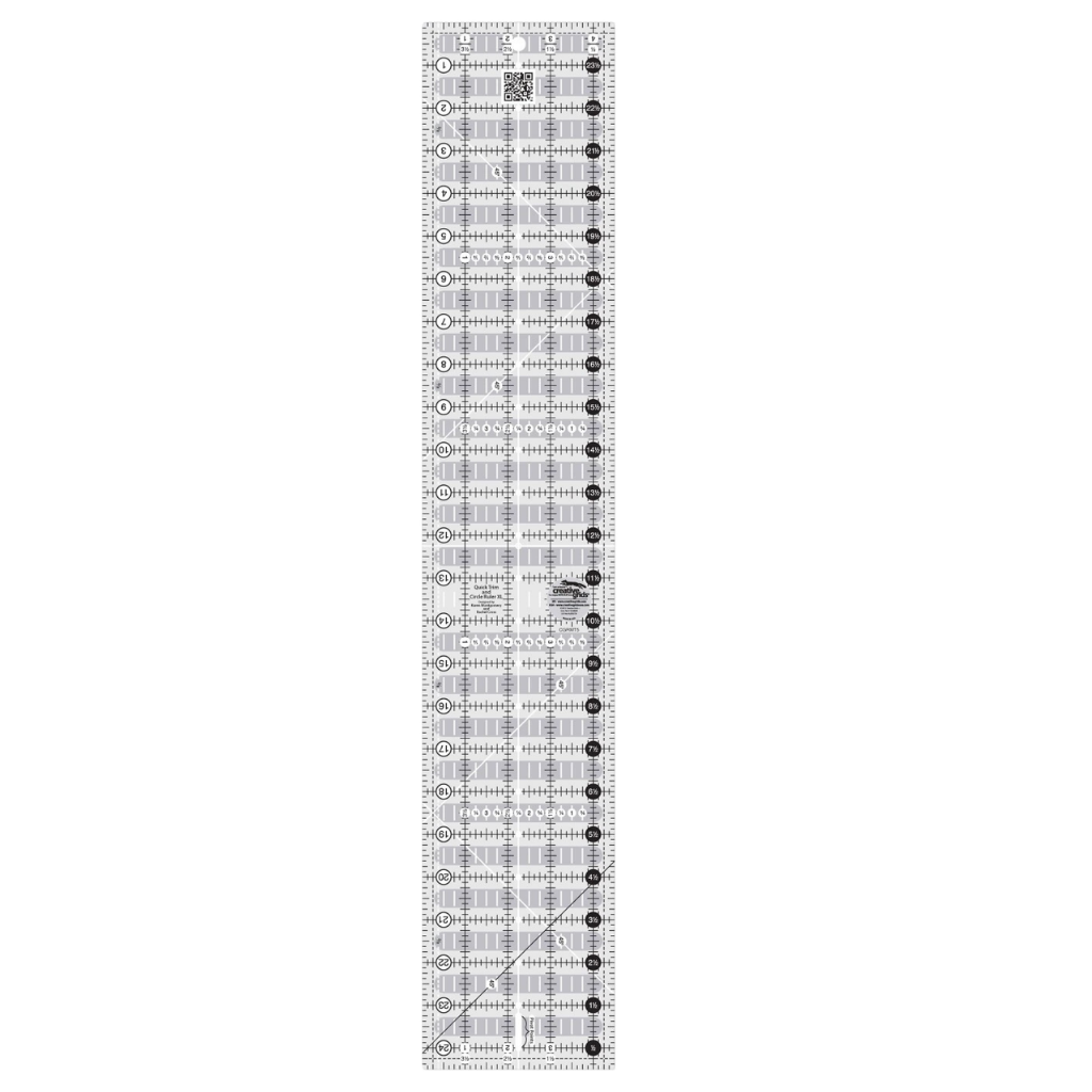 Creative Grid Quick Trim And Circle Ruler Two 4-1/2" x 24-1/2"  CGRMT5