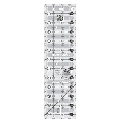 Creative Grid Quick Trim Ruler 3-1/2" X 12-1/2" Rectangle CGRMT1