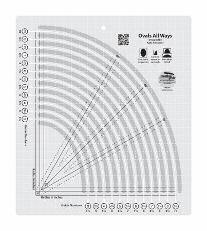 Creative Grids Ovals All Ways CGRKAOVAL - Special Order