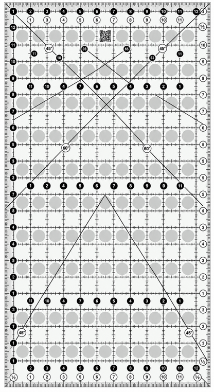 Creative Grids Quilt Ruler 12-1/2in x 24-1/2in # CGR1224