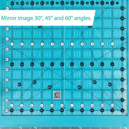 Creative Grids Quilt Ruler 12-1/2in x 24-1/2in # CGR1224
