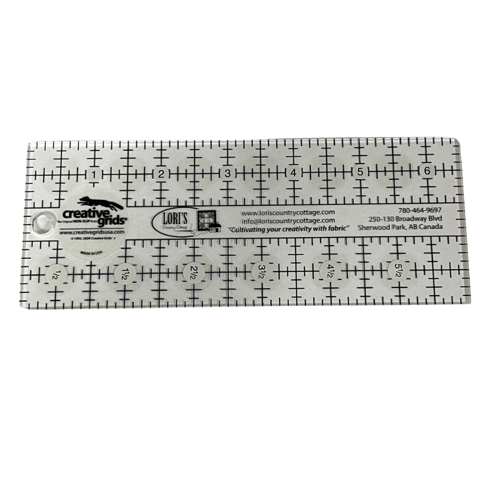 Creative Grids Shop Ruler 6-1/2in x 2-1/2in - CGRSHOP