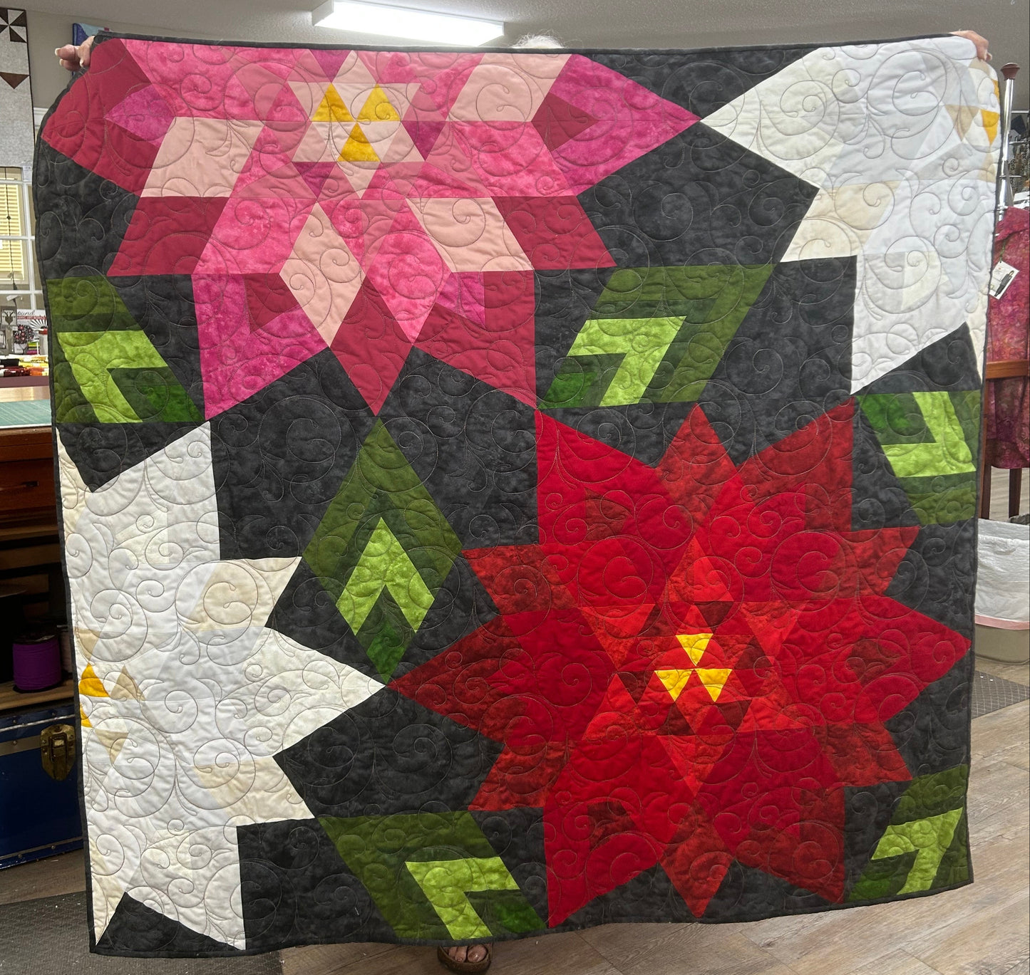Crimson Christmas Quilt Kit