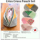 Criss Cross Pouch Set Pattern # SI-BP12