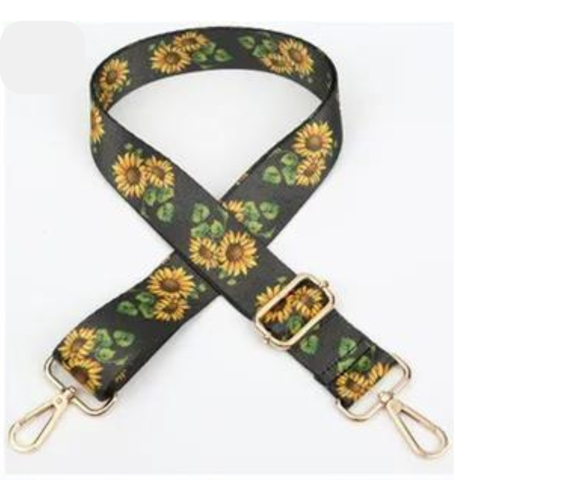 Crossbody Strap 1.5" Sunflower