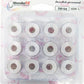 DecoBob Prewound Bobbins Size L 12ct White # DBPL-104