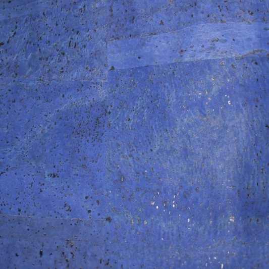 Denim Blue Cork Fabric 18x27"