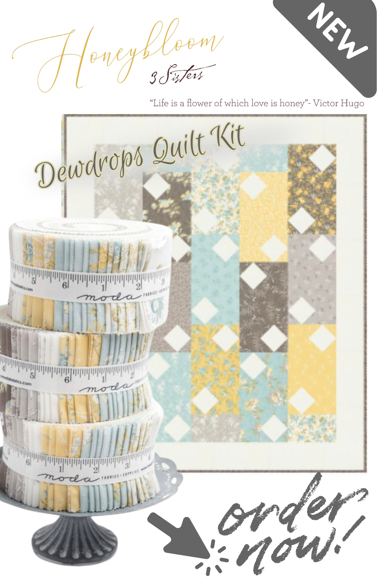 Dewdrops Lap Quilt Kit