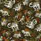 Dinosaur Dig - Skeletons - Green - 3509-Camo