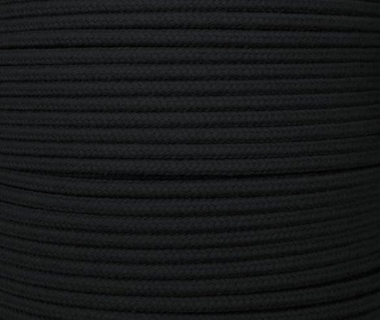 Dip Dyed Braided Cotton Cord - Deep Purple -  3/16"  30.5m(100 ft)