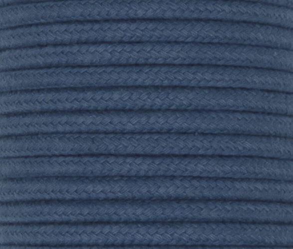 Dip Dyed Braided Cotton Cord - Denim -  3/16"  30.5m(100 ft)