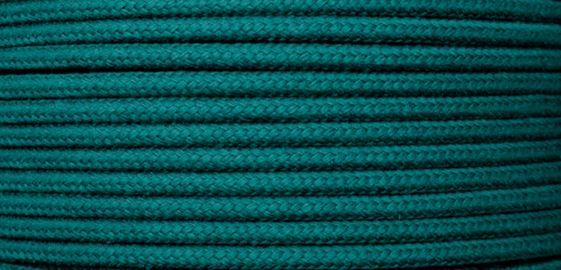 Dip Dyed Braided Cotton Cord - Forest - 3/16" (30.5m) 100 Feet - CC-7006001FST