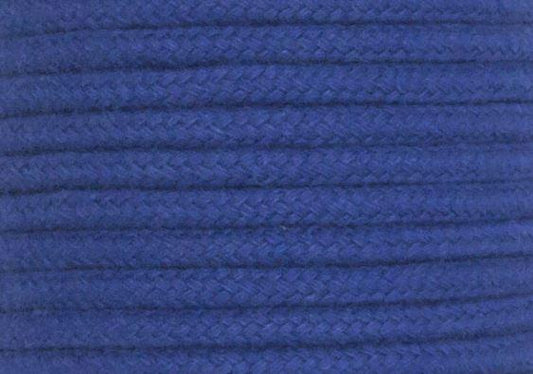 Dip Dyed Braided Cotton Cord - Sodalite Blue - 3/16" (30.5m) 100 Feet - CC-7006001600