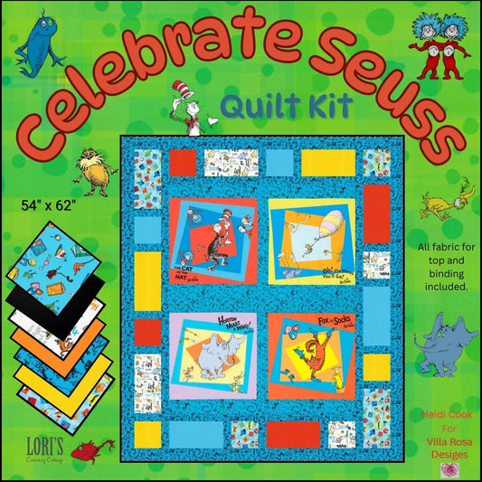 Celebrate Seuss Quilt Kit 54" x 62"