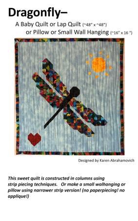 Dragonfly Quilt Patterns # KA-115