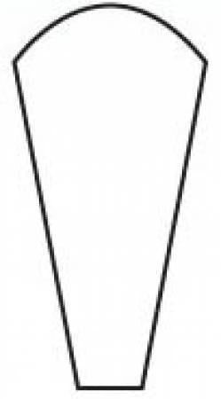 Dresden English Paper Piecing Templates  - 4" - DRESRD4*