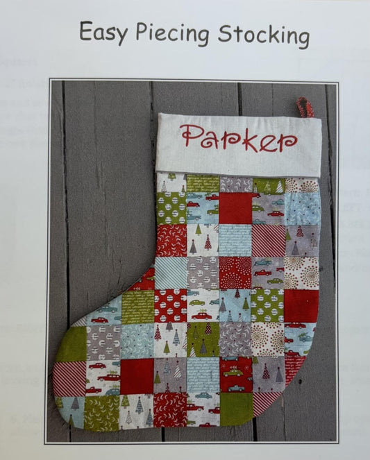 Easy Piecing Stocking - Makes 2